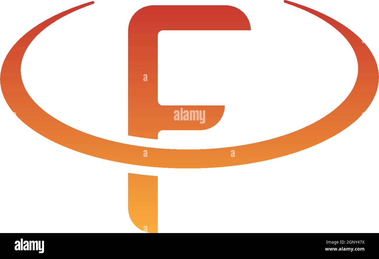 F Letter circle Logo, Concept Letter F + icon circle illustration Stock ...