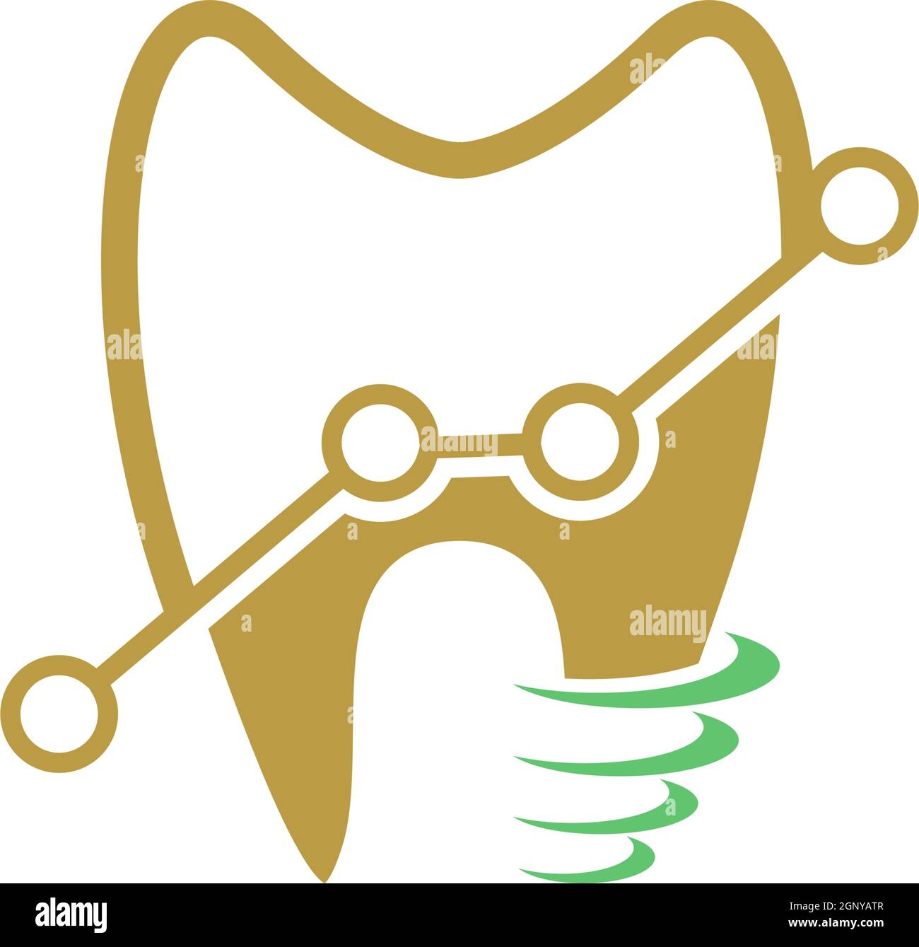 Dental logo icon template vector illustration design Stock Vector Image ...