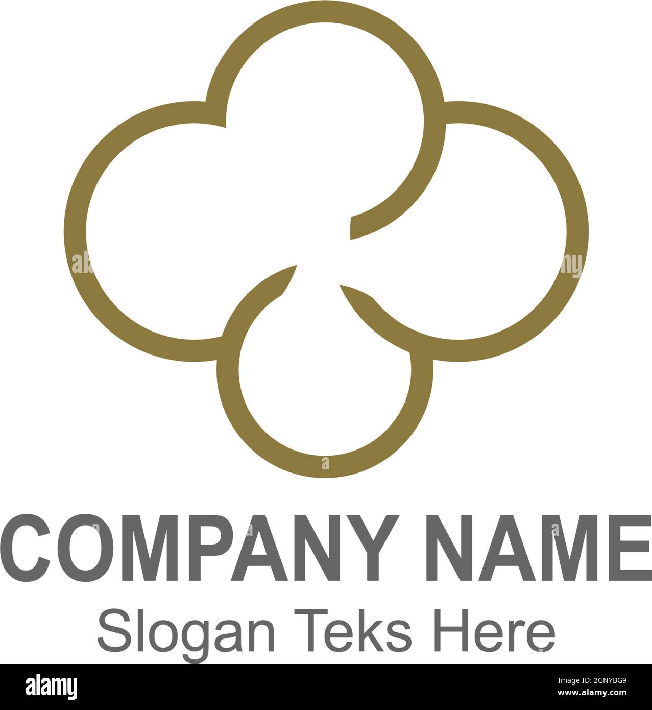 Cotton logo icon illustration vector design Stock Vector