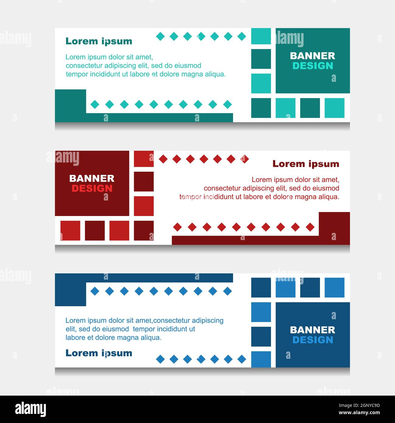 Set of Design Banner Web Template. can be Used for Workflow Layout ...