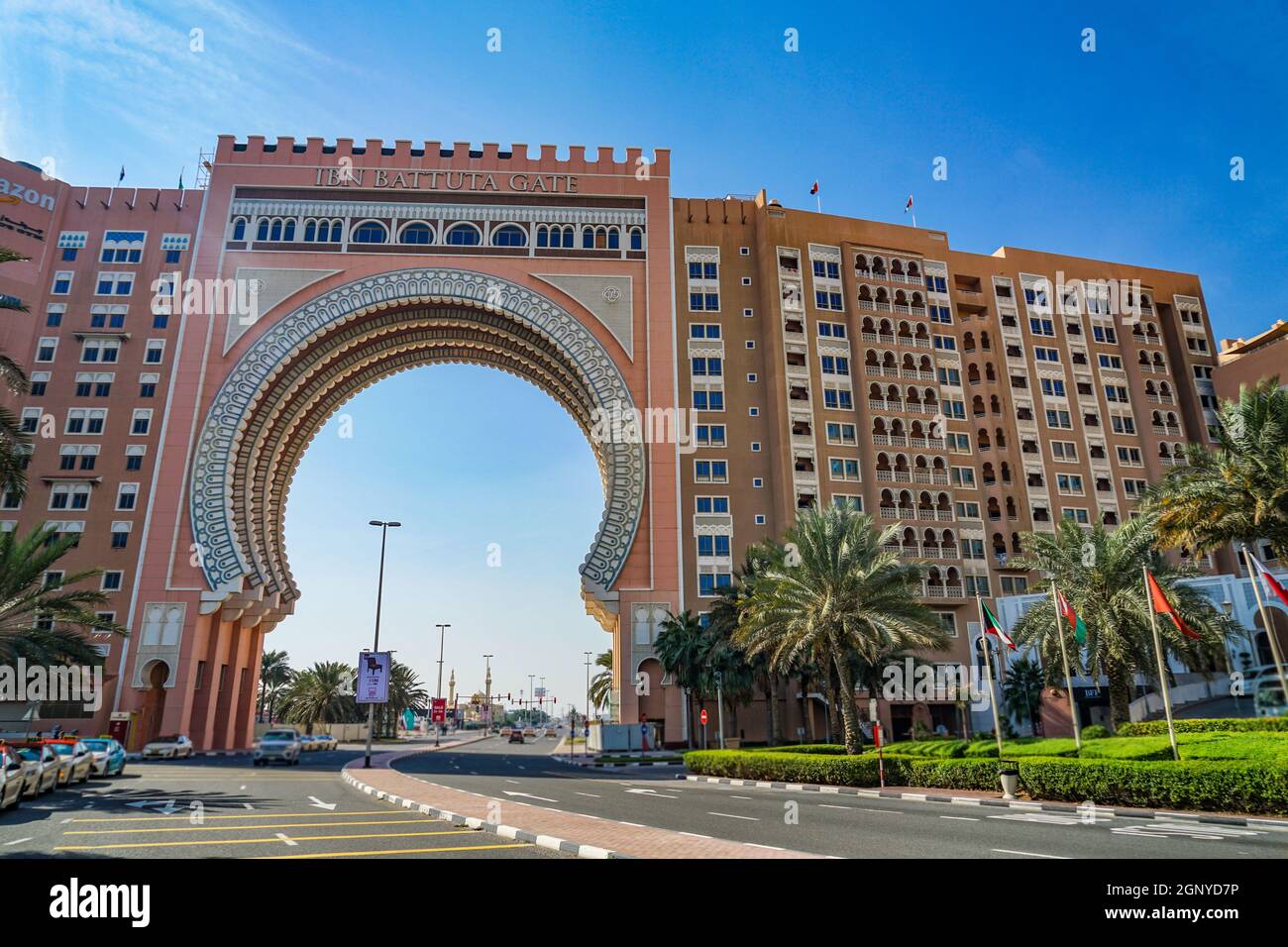 IBN Battuta gate (UAE Dubai). Shooting Location: Dubai Stock Photo - Alamy