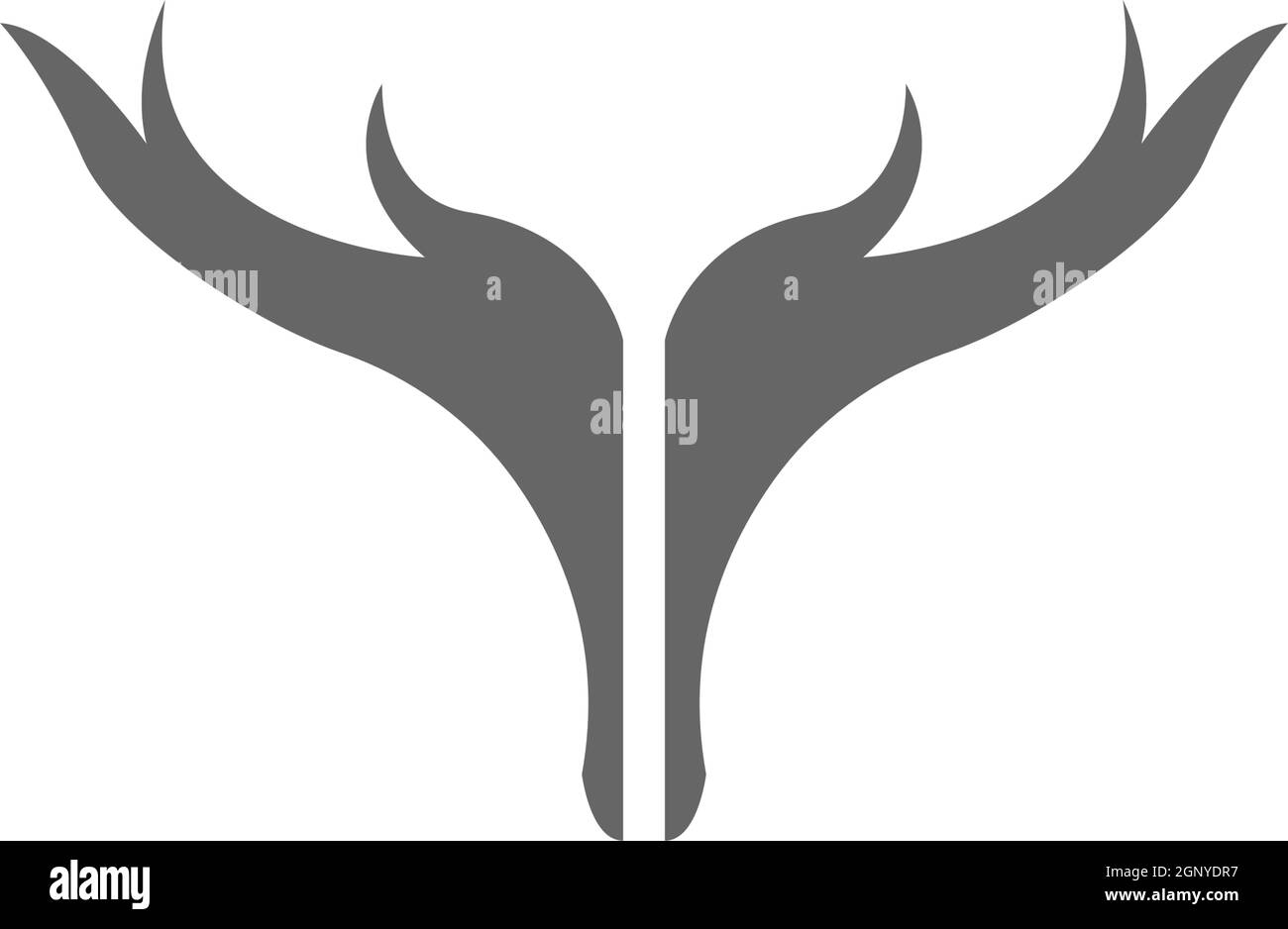 Deer logo icon illustration design vector Stock Vector Image & Art - Alamy