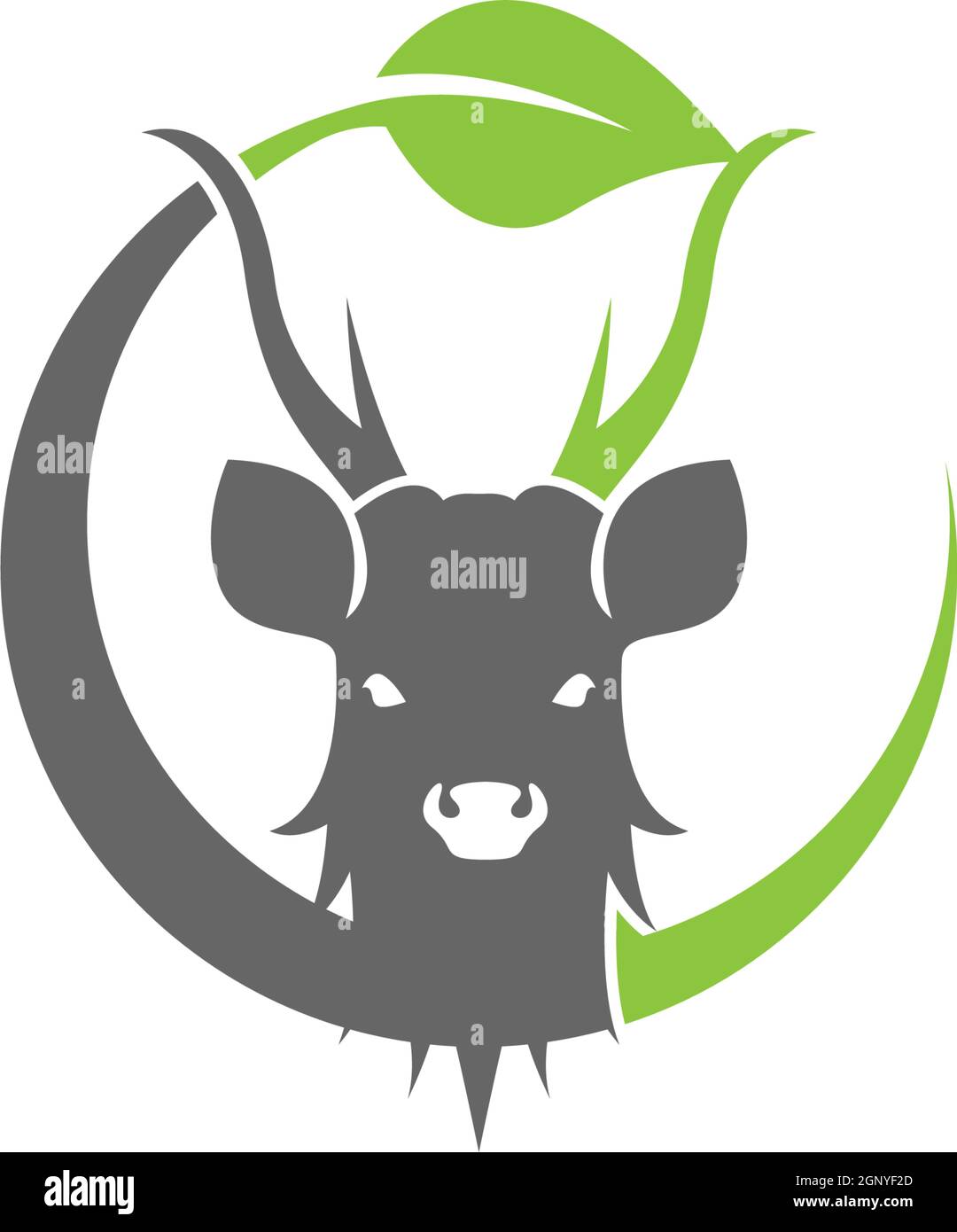 Deer logo icon illustration design vector Stock Vector Image & Art - Alamy