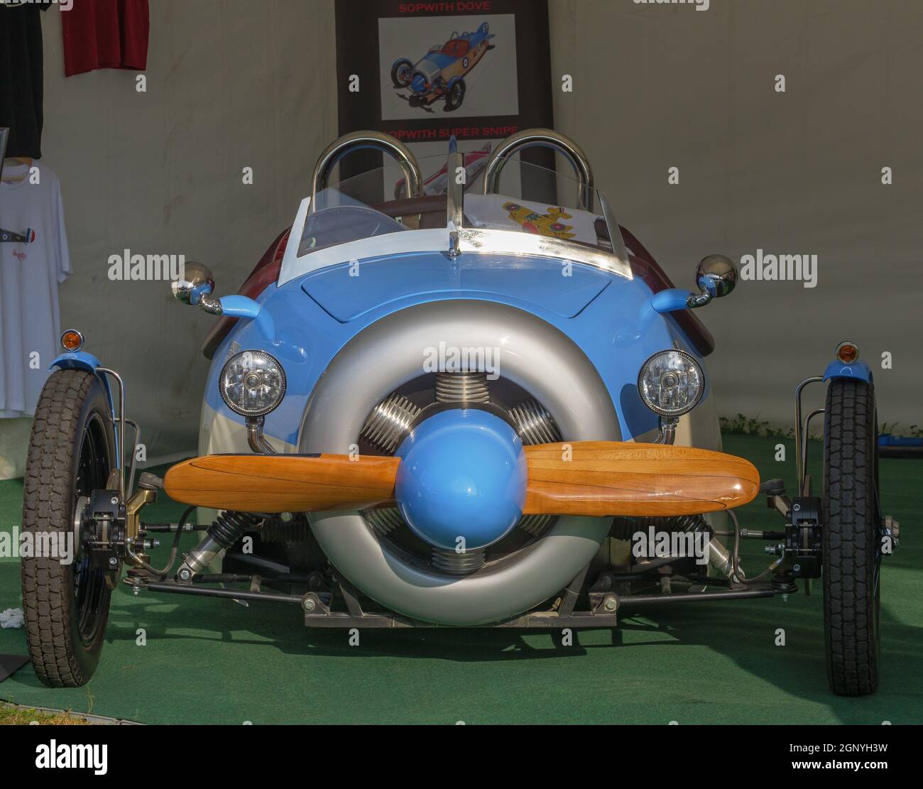 Sopwith Super Snipe car, at the Goodwood Revival 2021, West Sussex, uk Stock Photo