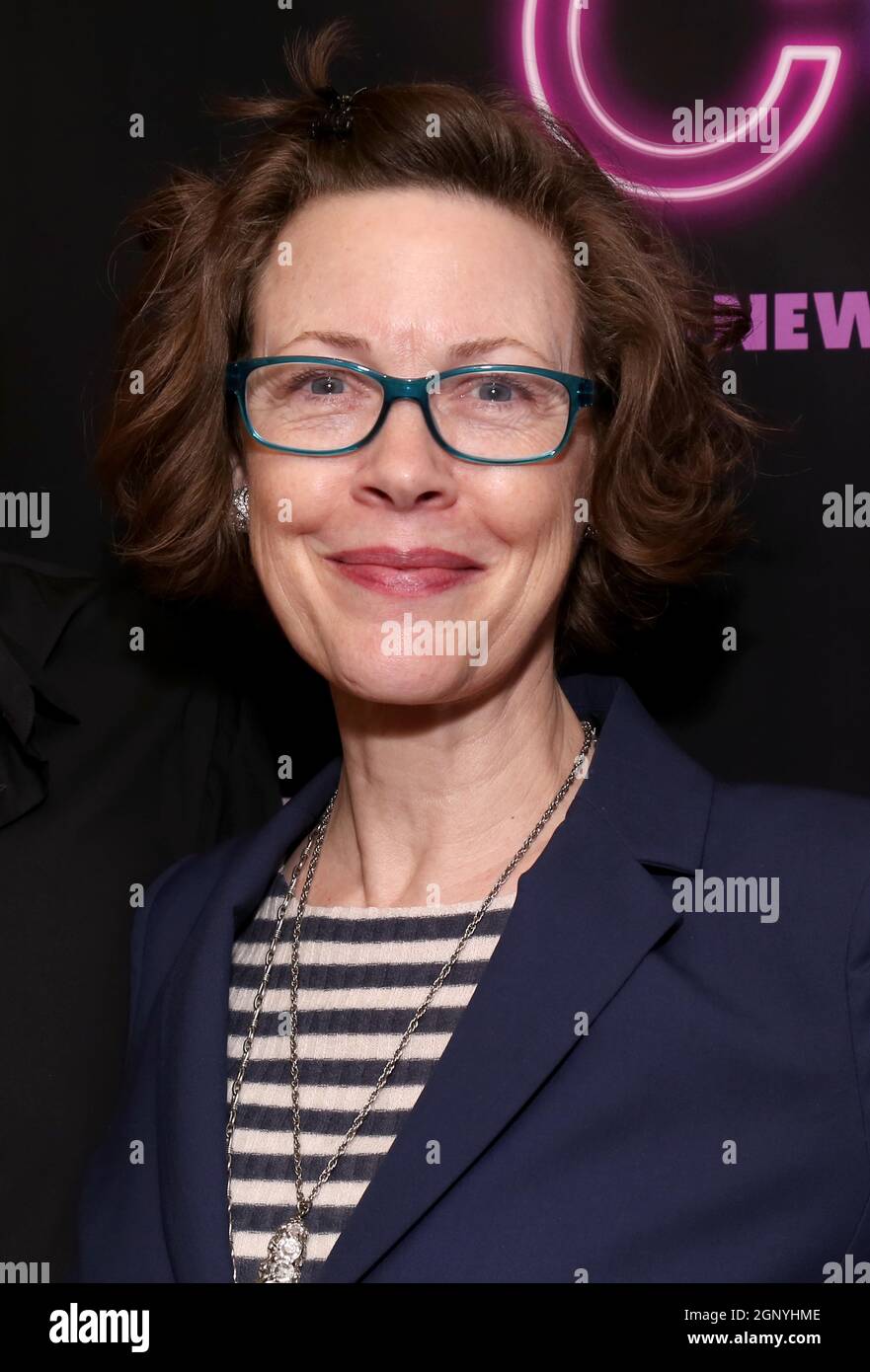 New York, NY, USA. 27th Sep, 2021. Veanne Cox arrives at the opening night of A Commercial Jingle for Regina Comet, held at the DR2 Theatre, on September 27, 2021, in New York City. Credit: Joseph Marzullo/Media Punch/Alamy Live News Stock Photo