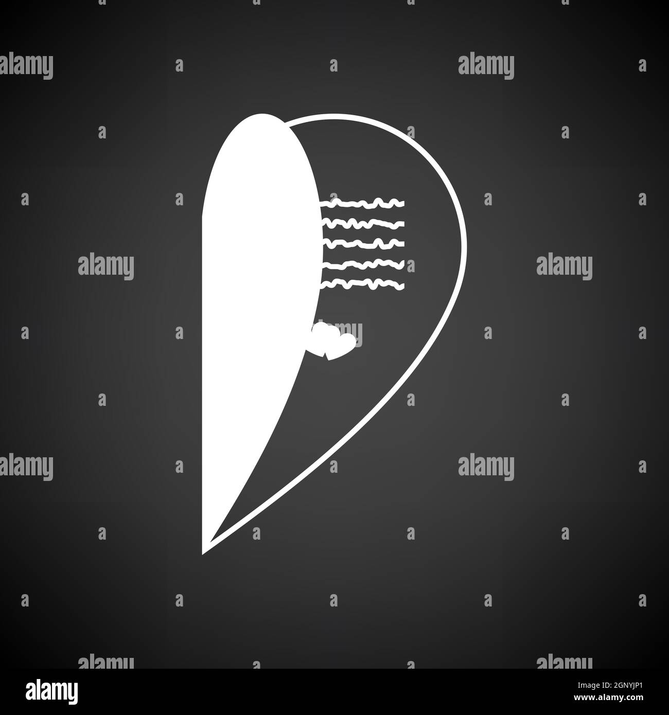 Valentine Day Card Icon Stock Vector Image & Art - Alamy
