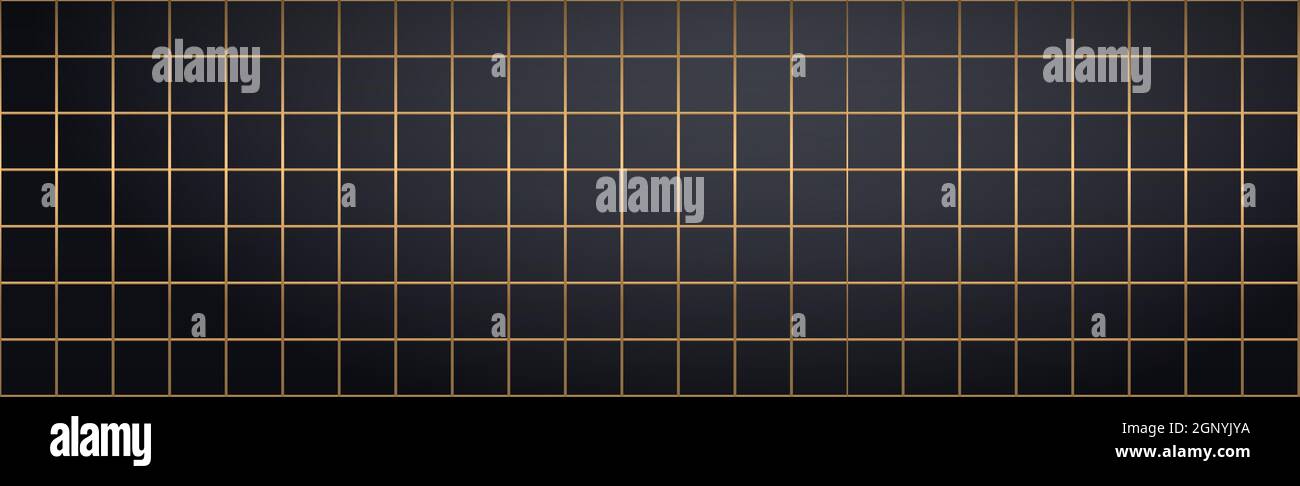 Abstract golden lines on a black background - Vector illustration Stock ...