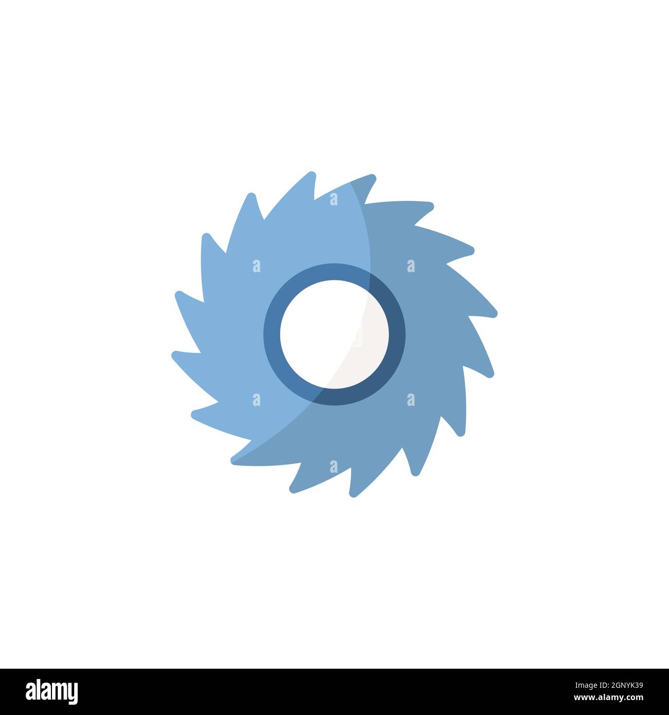 Hurricane. Category five. Flat icon. Isolated weather vector illustration Stock Vector