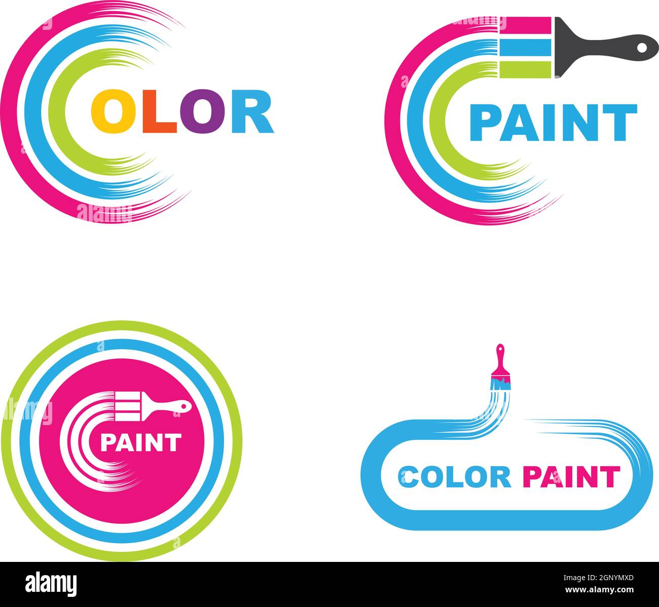 paint brush vector illustration design Stock Vector Image & Art - Alamy