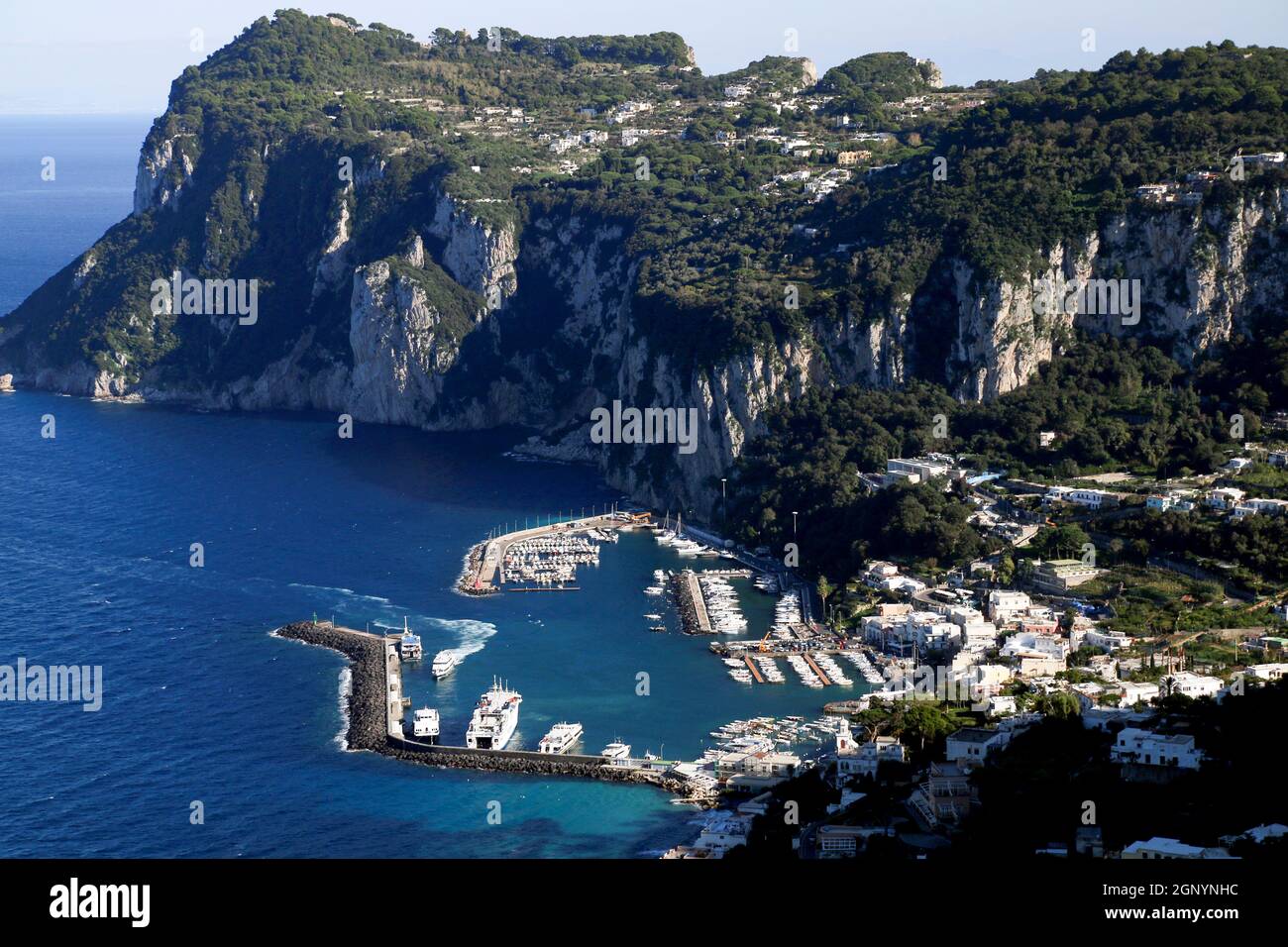 Marina Grande, Capri, Campania, Italy Stock Photo