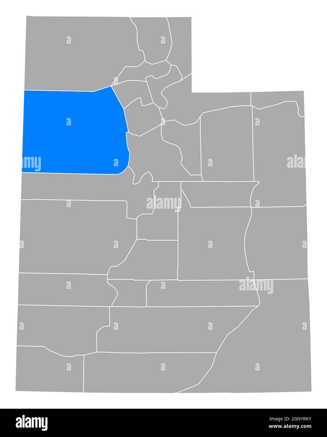 Map of Tooele in Utah Stock Photo Alamy