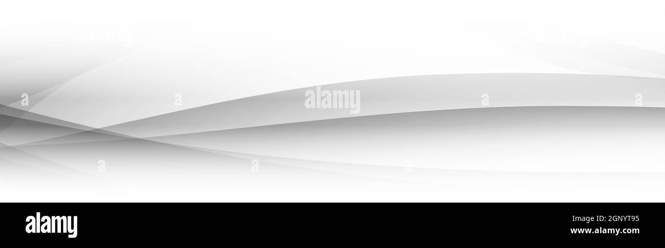 White vector background with wavy lines and dots - illustration Stock ...