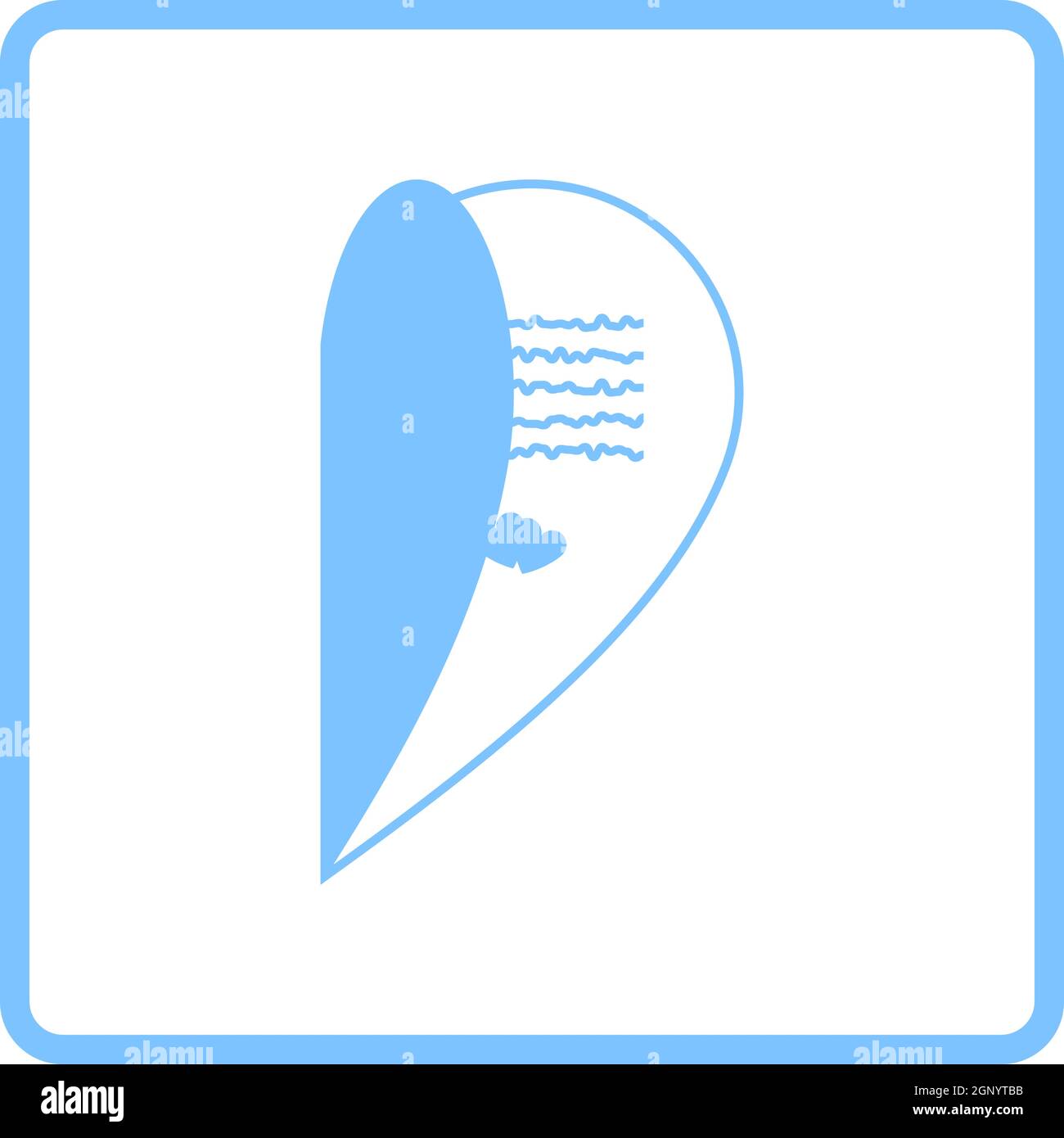 Valentine Day Card Icon Stock Vector Image & Art - Alamy
