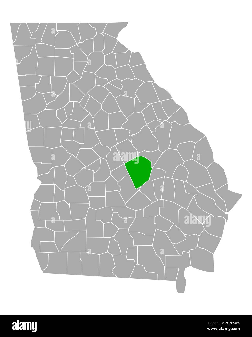 Map of Laurens in Stock Photo Alamy