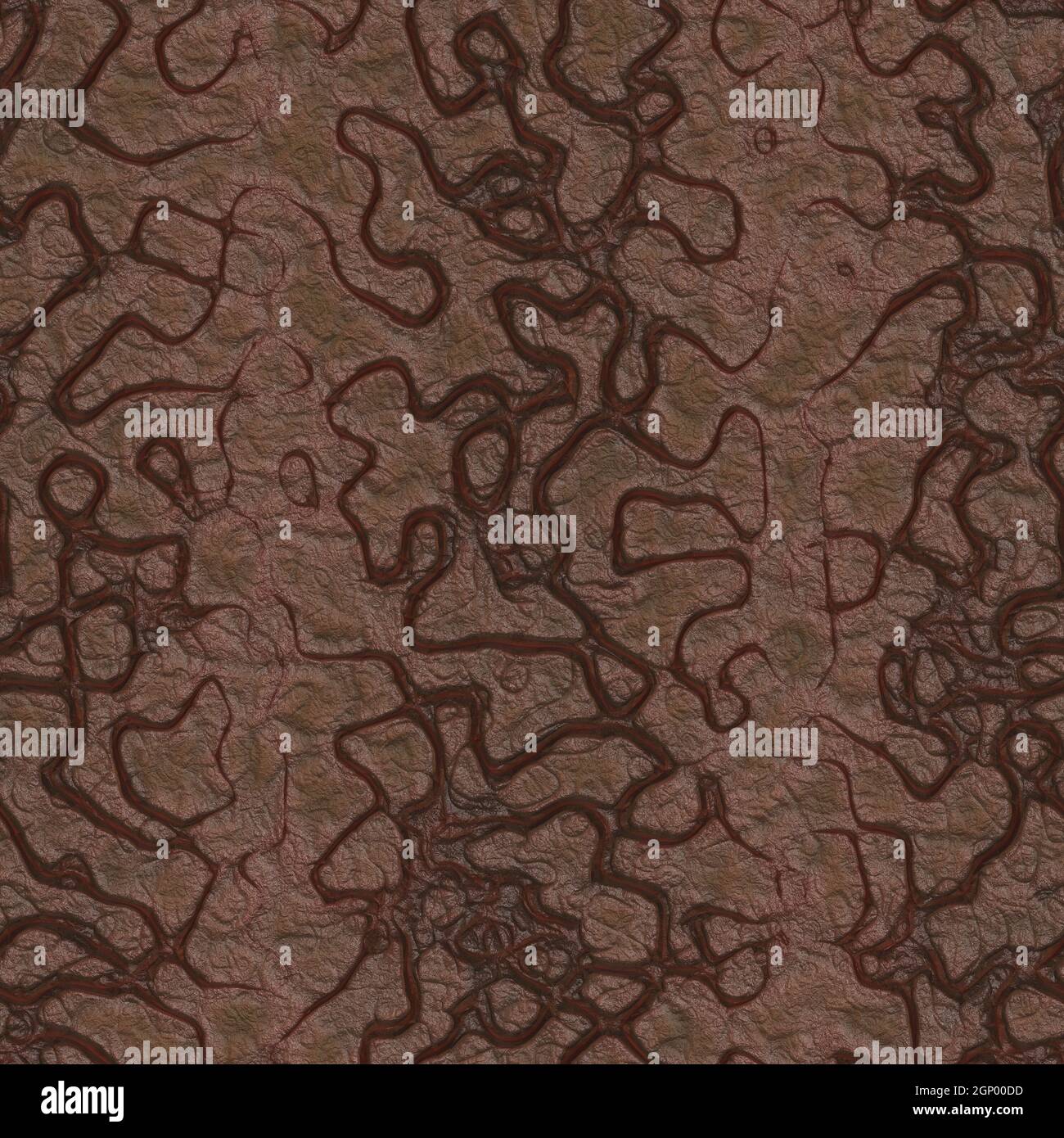Creeping tendril veins 3D illustration seamless texture Stock Photo