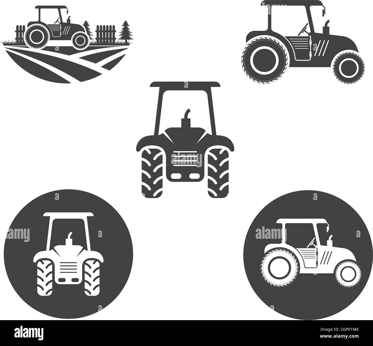 tractor farmer icon vector illustration design Stock Vector Image & Art ...