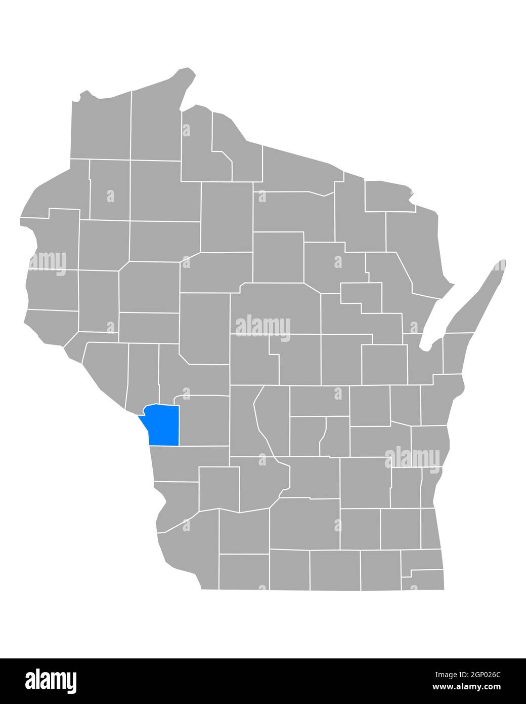 Map of la crosse Cut Out Stock Images & Pictures Alamy