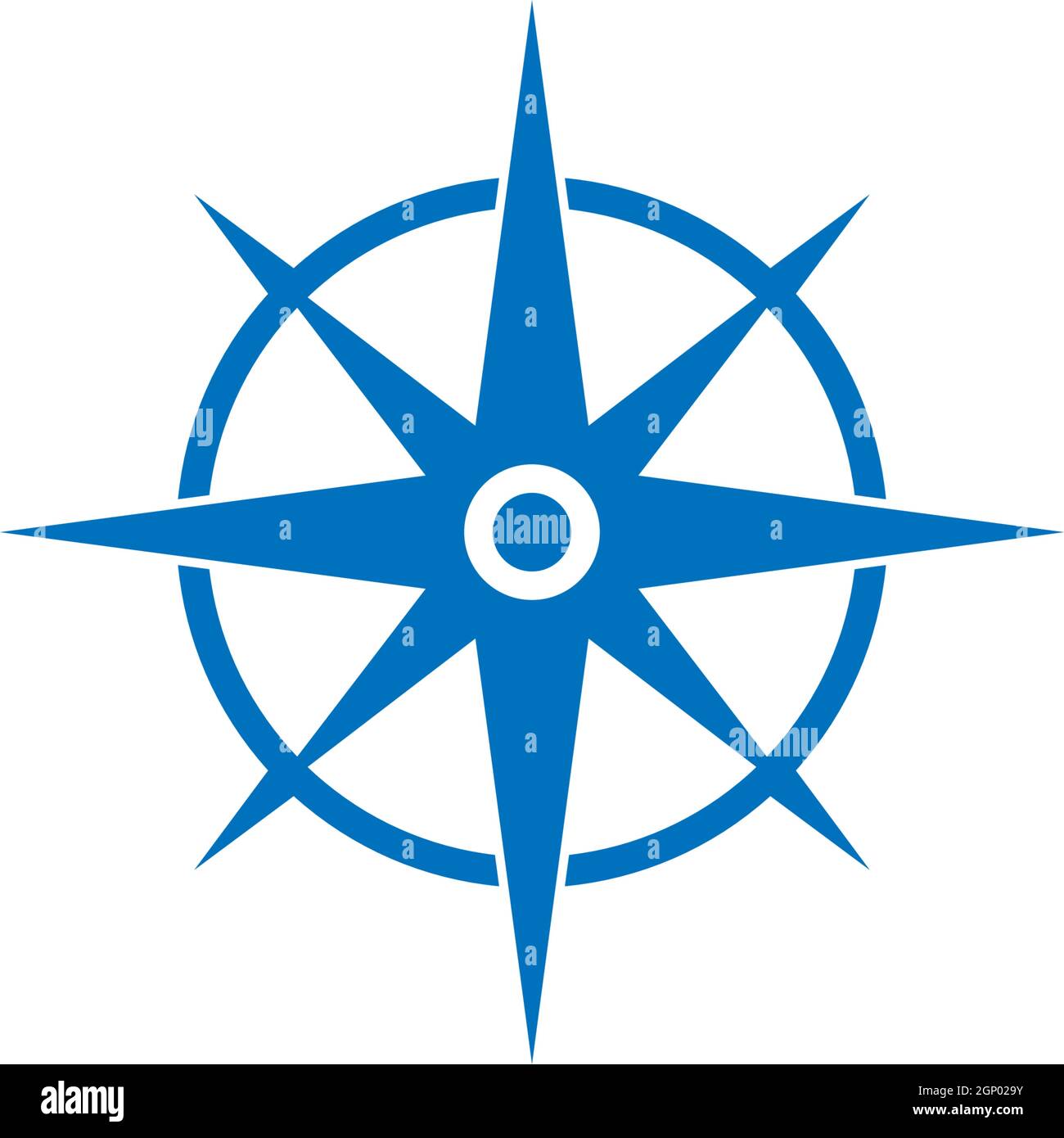 Compass Logo Template icon illustration design Stock Vector