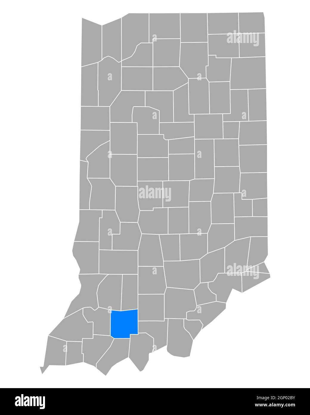 Dubois county map hires stock photography and images Alamy