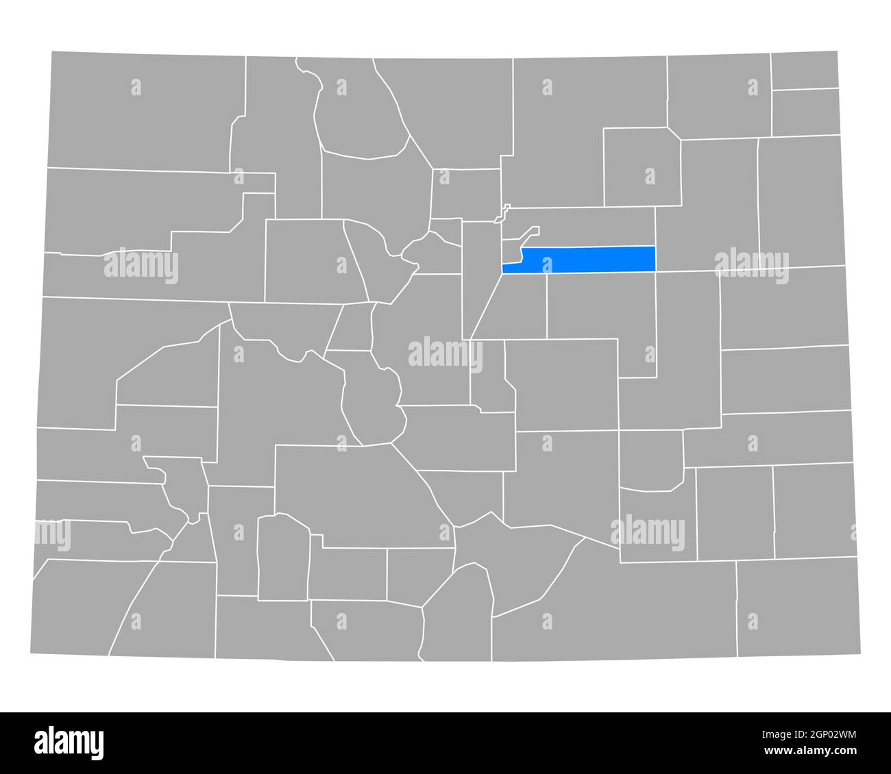 Map of Arapahoe in Colorado Stock Photo Alamy
