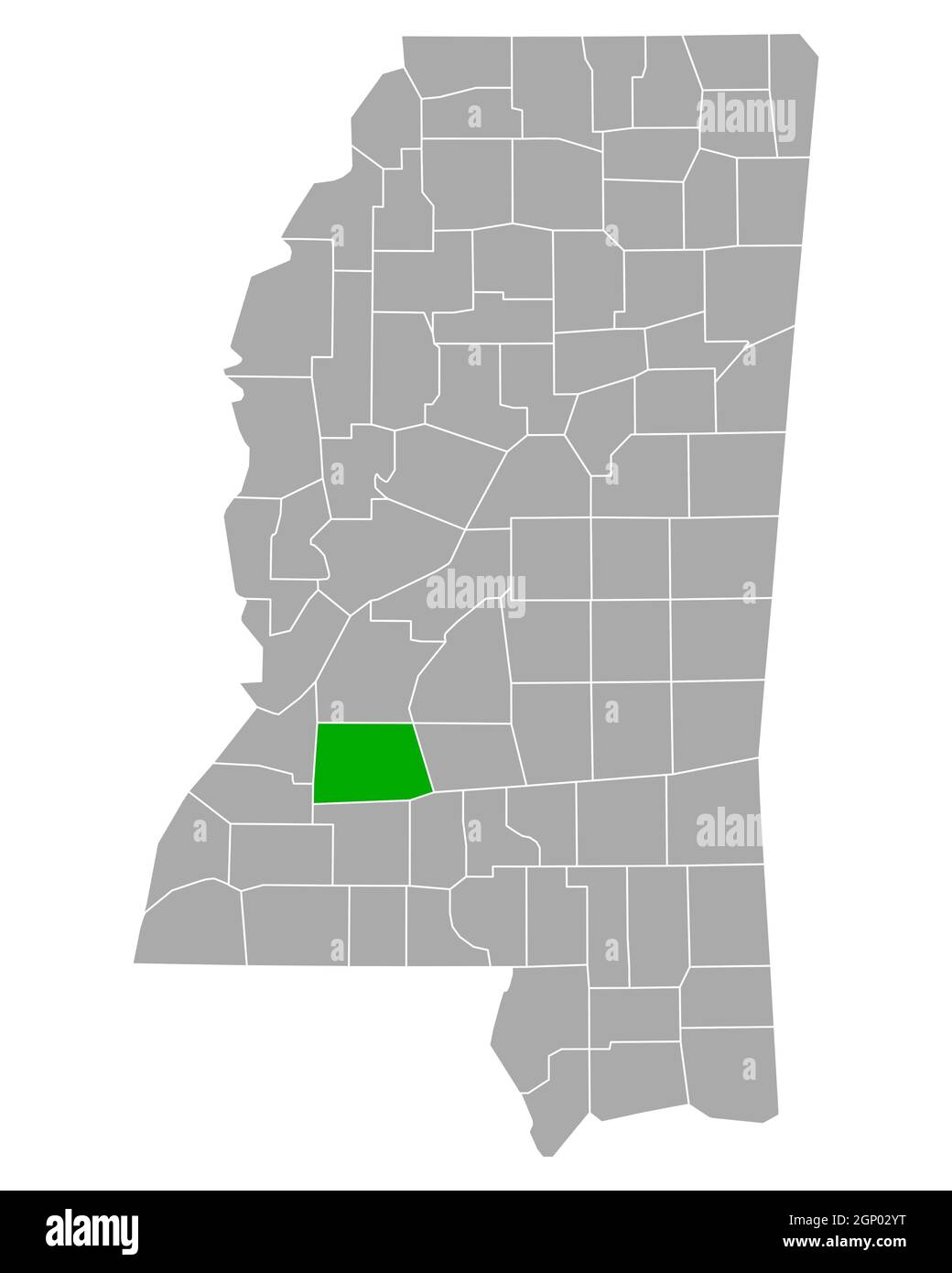 Copiah map hires stock photography and images Alamy