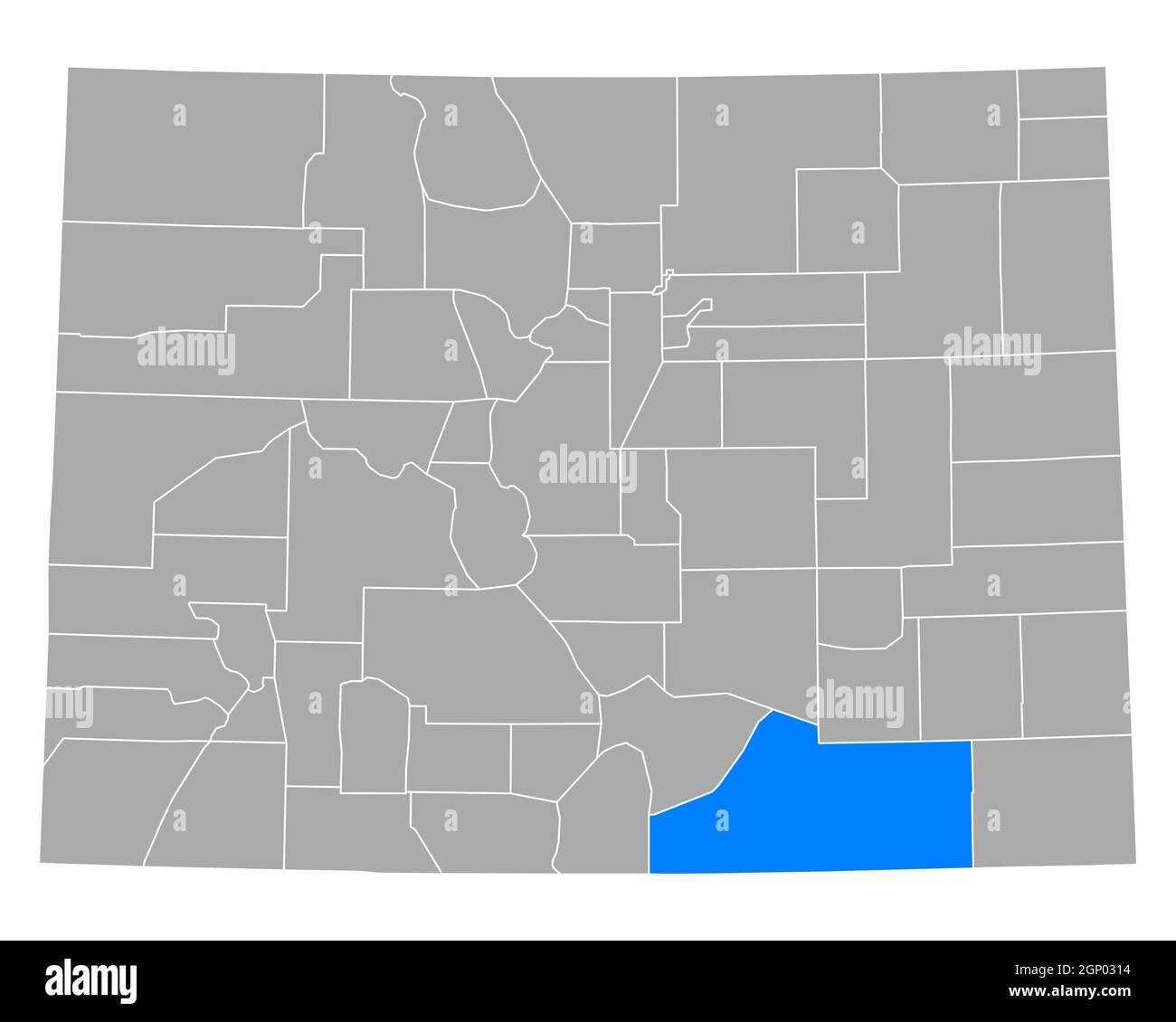 Las animas colorado map hires stock photography and images Alamy