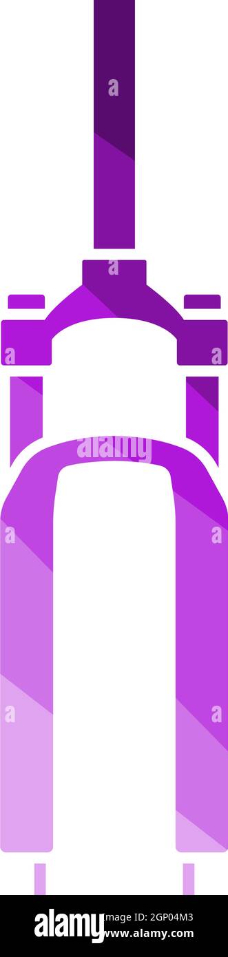 Bike Fork Icon Stock Vector