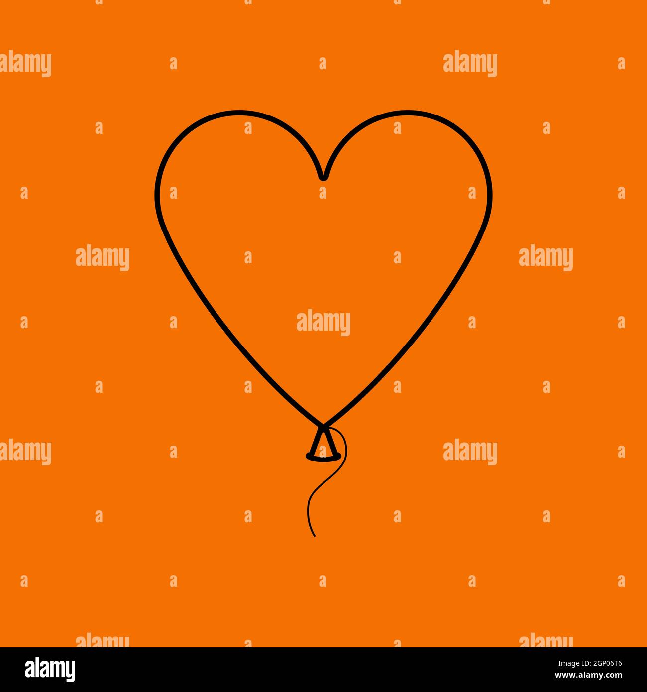 Heart Shape Balloon Icon Stock Vector Image & Art - Alamy