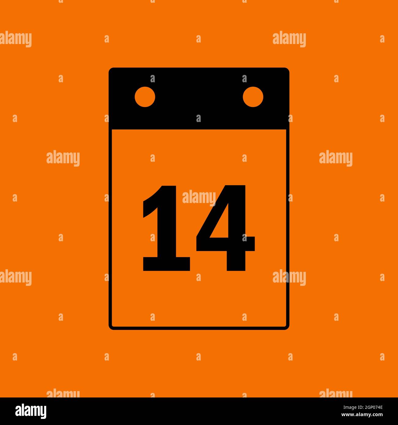 Valentine Day Calendar Icon Stock Vector Image & Art - Alamy