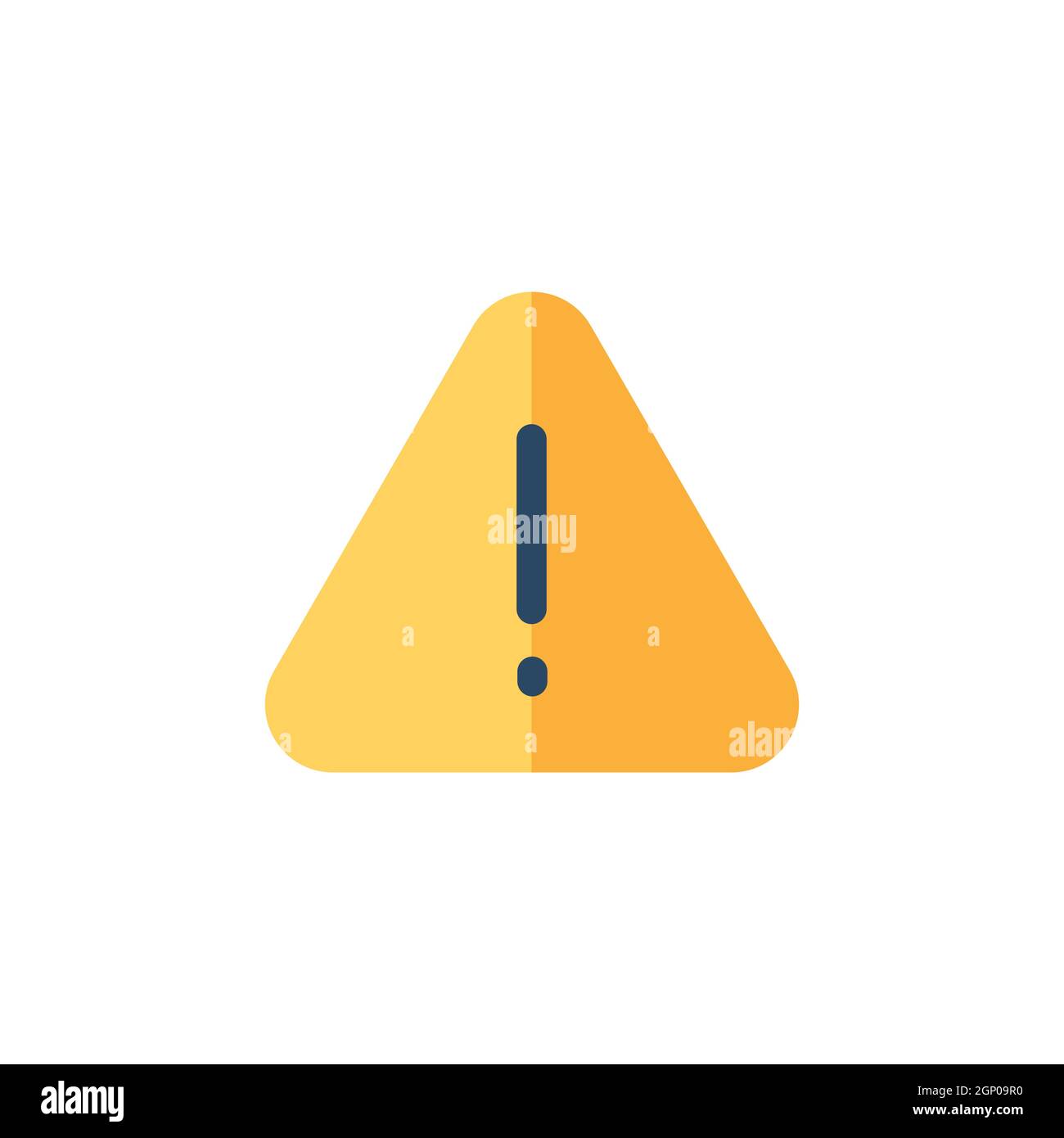 Danger sign. Flat icon. Isolated weather vector illustration Stock Vector