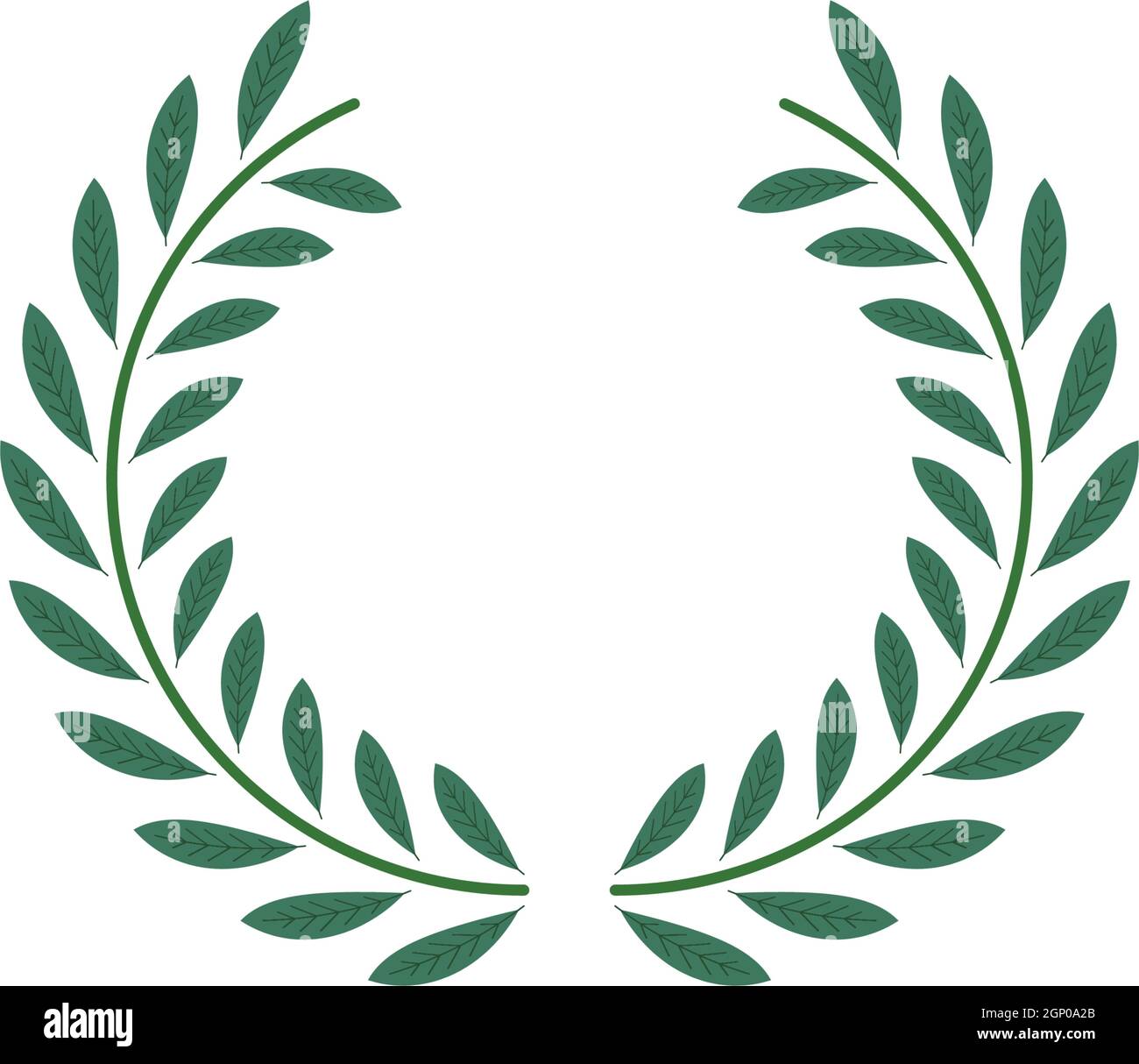 laurel wreath vector illustration Stock Vector Image & Art - Alamy