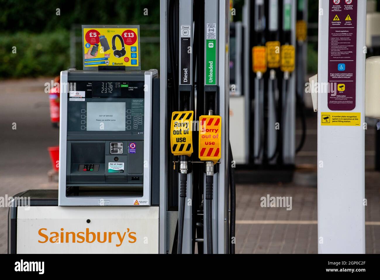 Petrol tanker in petrol station hires stock photography and images Alamy