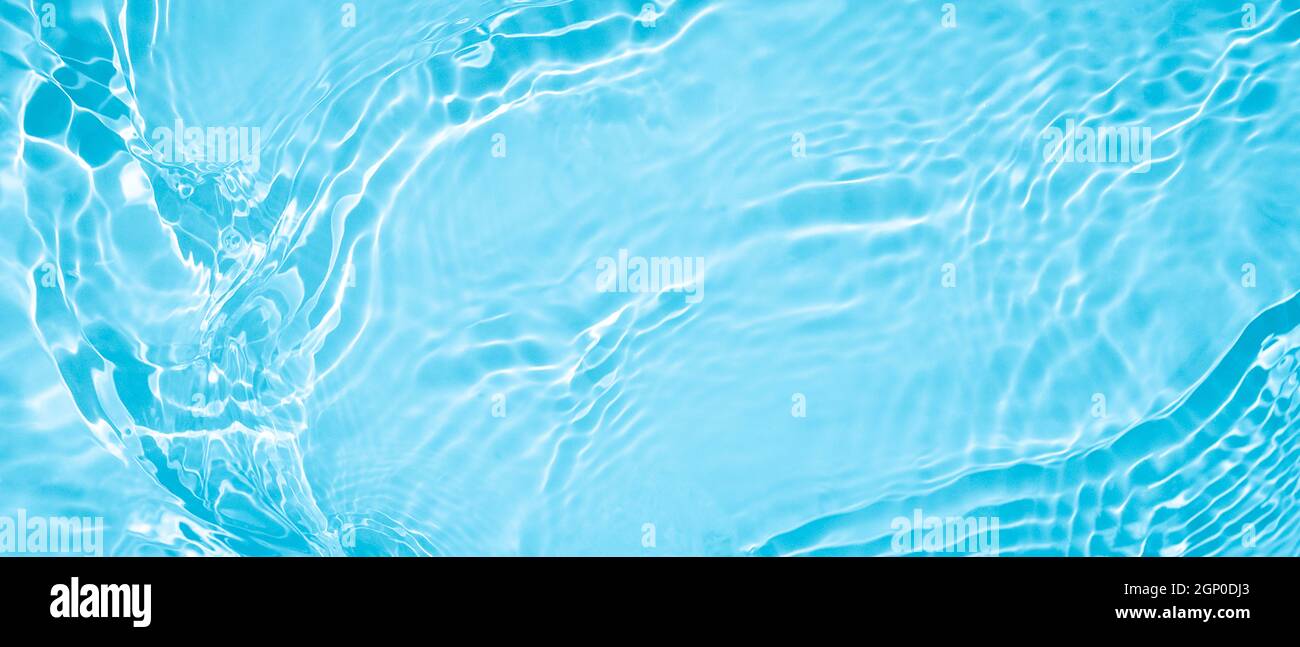 transparent blue colored clear calm water surface texture Stock Photo ...