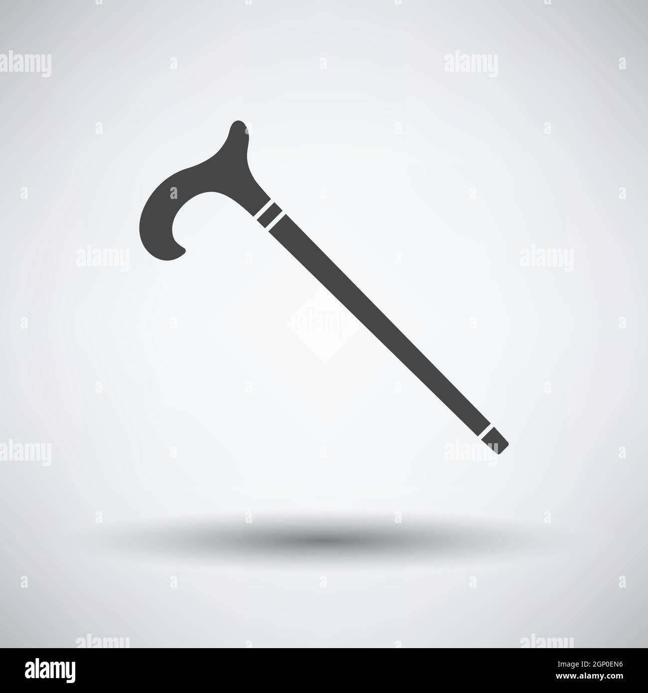 Walking Stick Icon Stock Vector Image & Art Alamy
