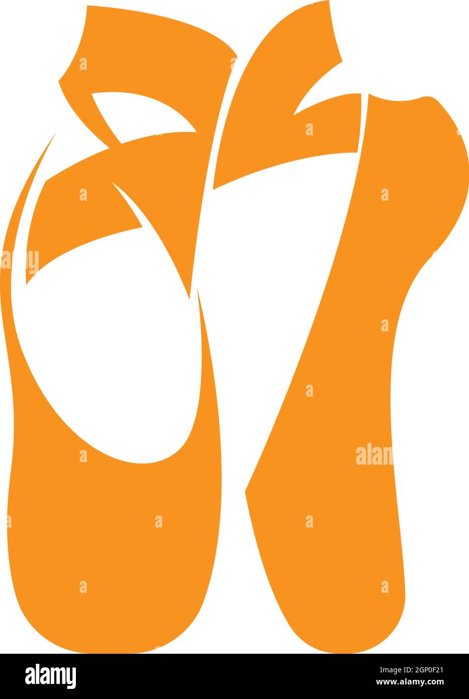 Ballerina shoe , ballet shoe logo icon design vector Stock Vector Image