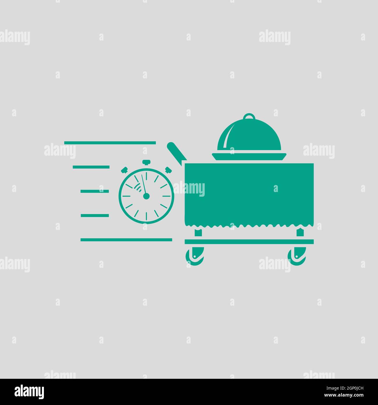 Fast Room Service Icon Stock Vector