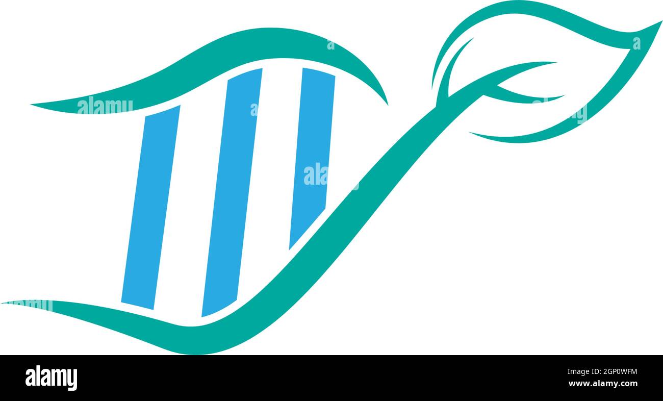 DNA,Genetic sign logo icon design vector Stock Vector Image & Art - Alamy