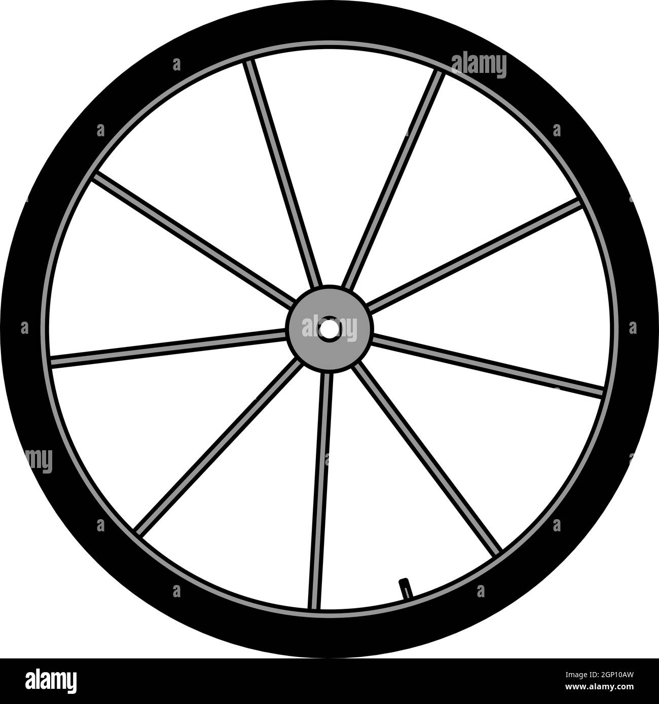 Bike Wheel Icon Stock Vector Image & Art Alamy