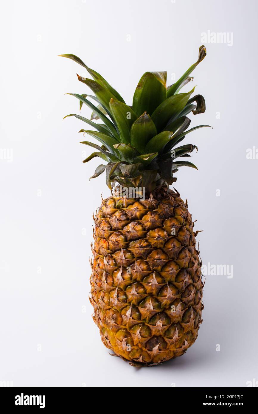 Pineapple isolated on white background. Stock Photo