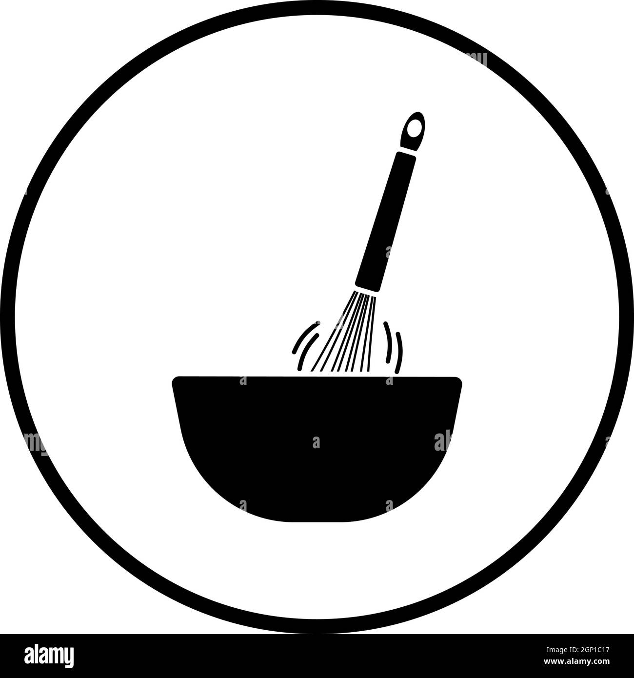 Whipping machine, icon stock vector. Illustration of mixing - 262385067