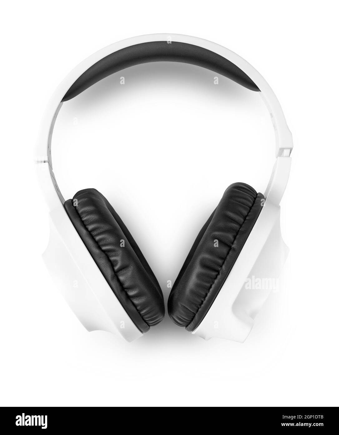 Wireless headphones isolated on a white background Stock Photo - Alamy