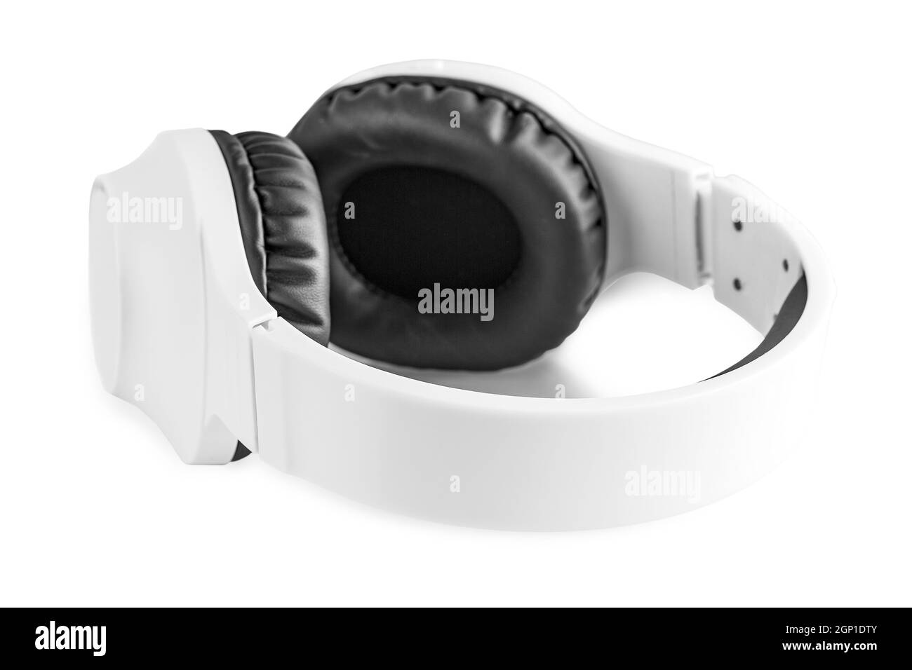 Wireless headphones isolated on a white background Stock Photo - Alamy