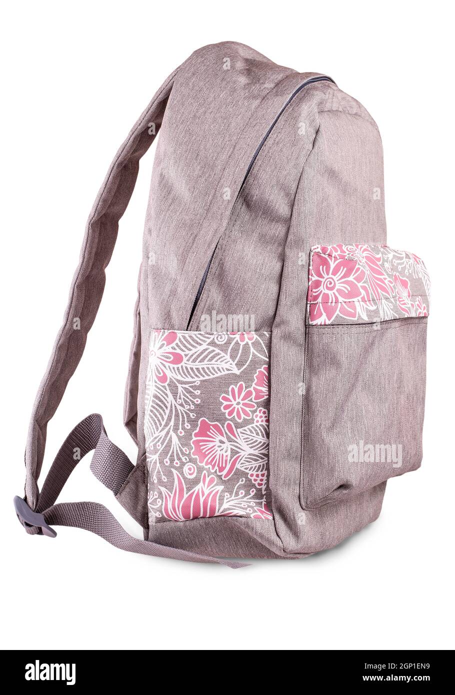 sporty backpack isolated on white background Stock Photo
