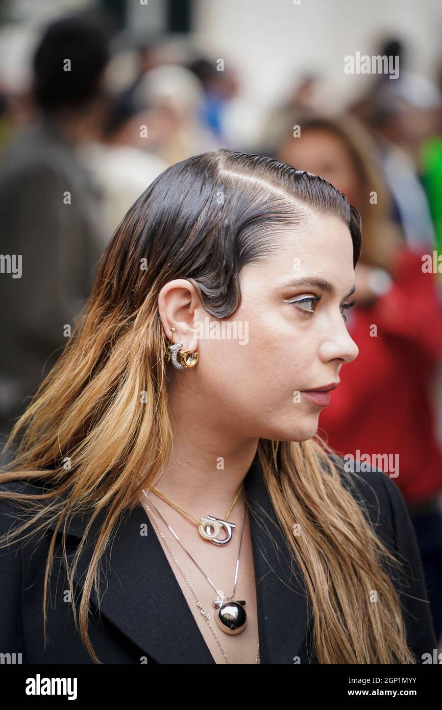 American actress Ashley Benson guest at the Salvatore Ferragamo fashion
