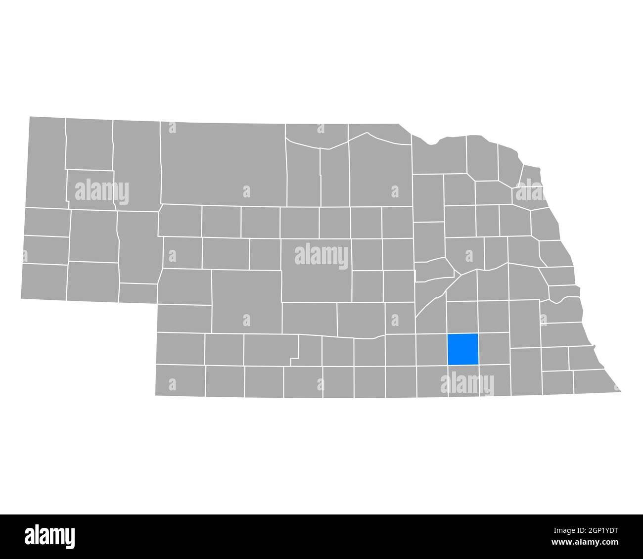 Map Of Fillmore In Nebraska 2GP1YDT 