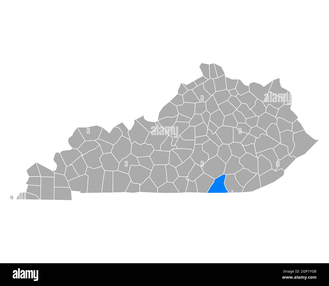 Map of mccreary hi-res stock photography and images - Alamy