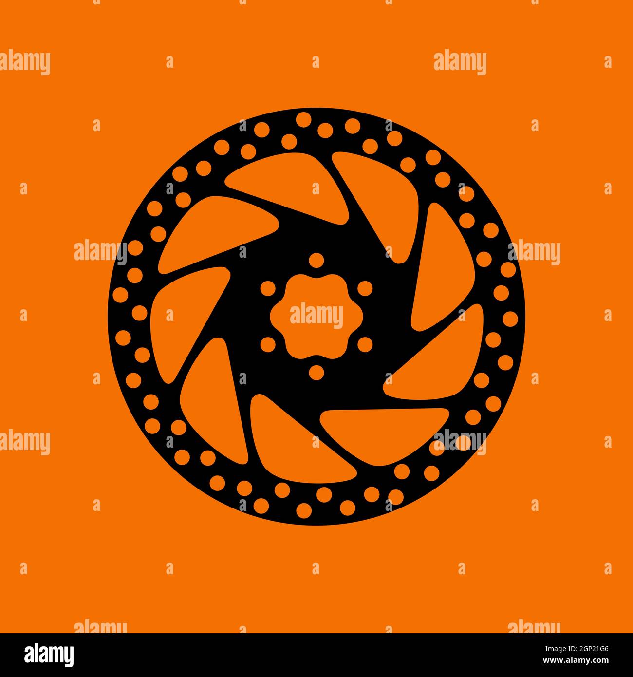 Bike Brake Disc Icon Stock Vector Image & Art Alamy