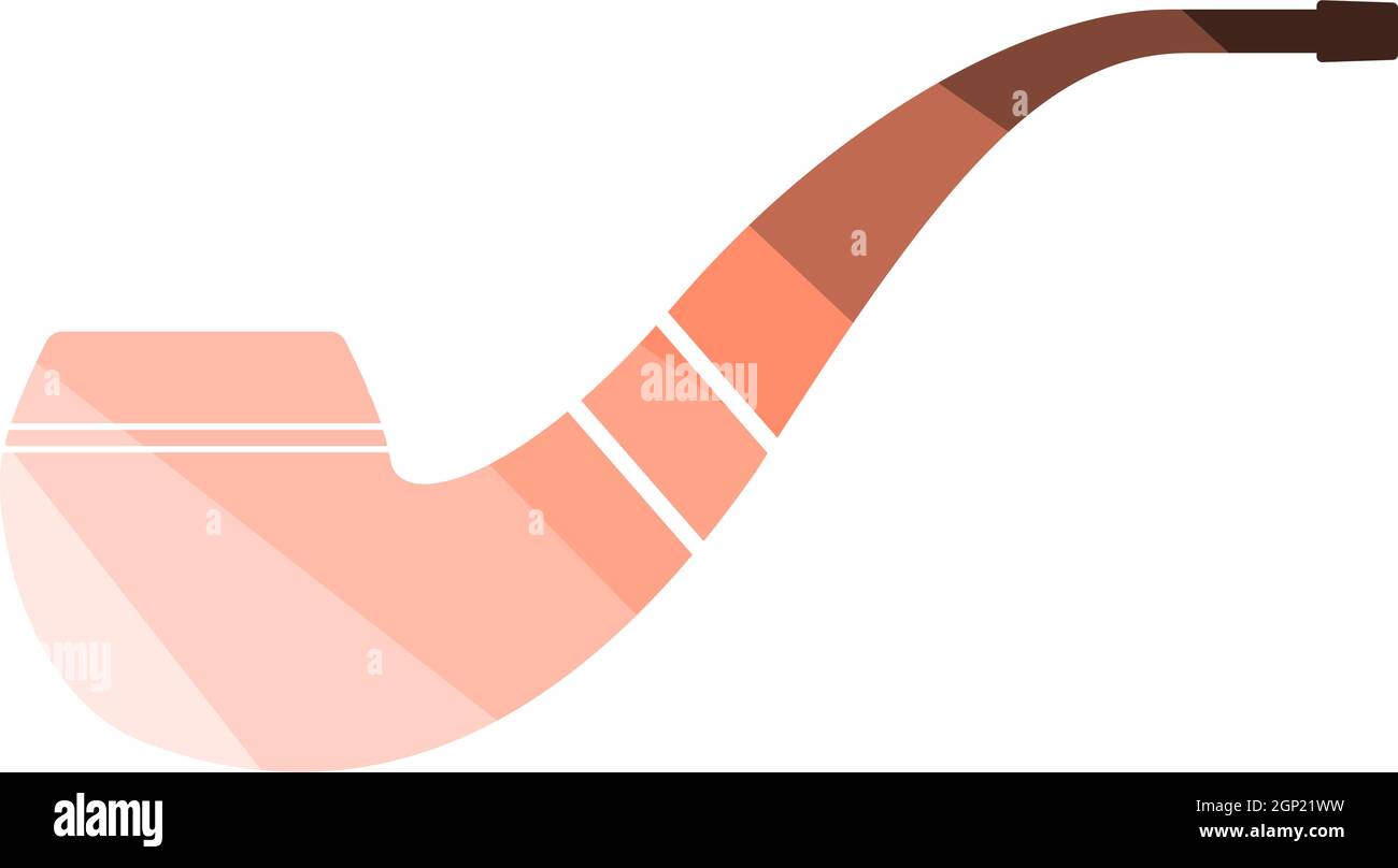 Smoking Pipe Icon Stock Vector