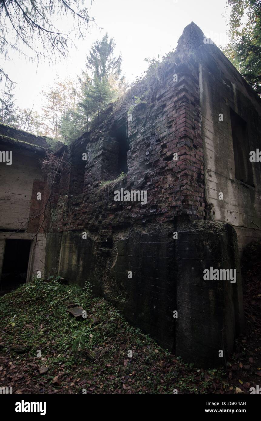 Project Riese Ww2 Sowie Mountains, Lower Silesia, Poland, October 18, 2014. In WWII the ...