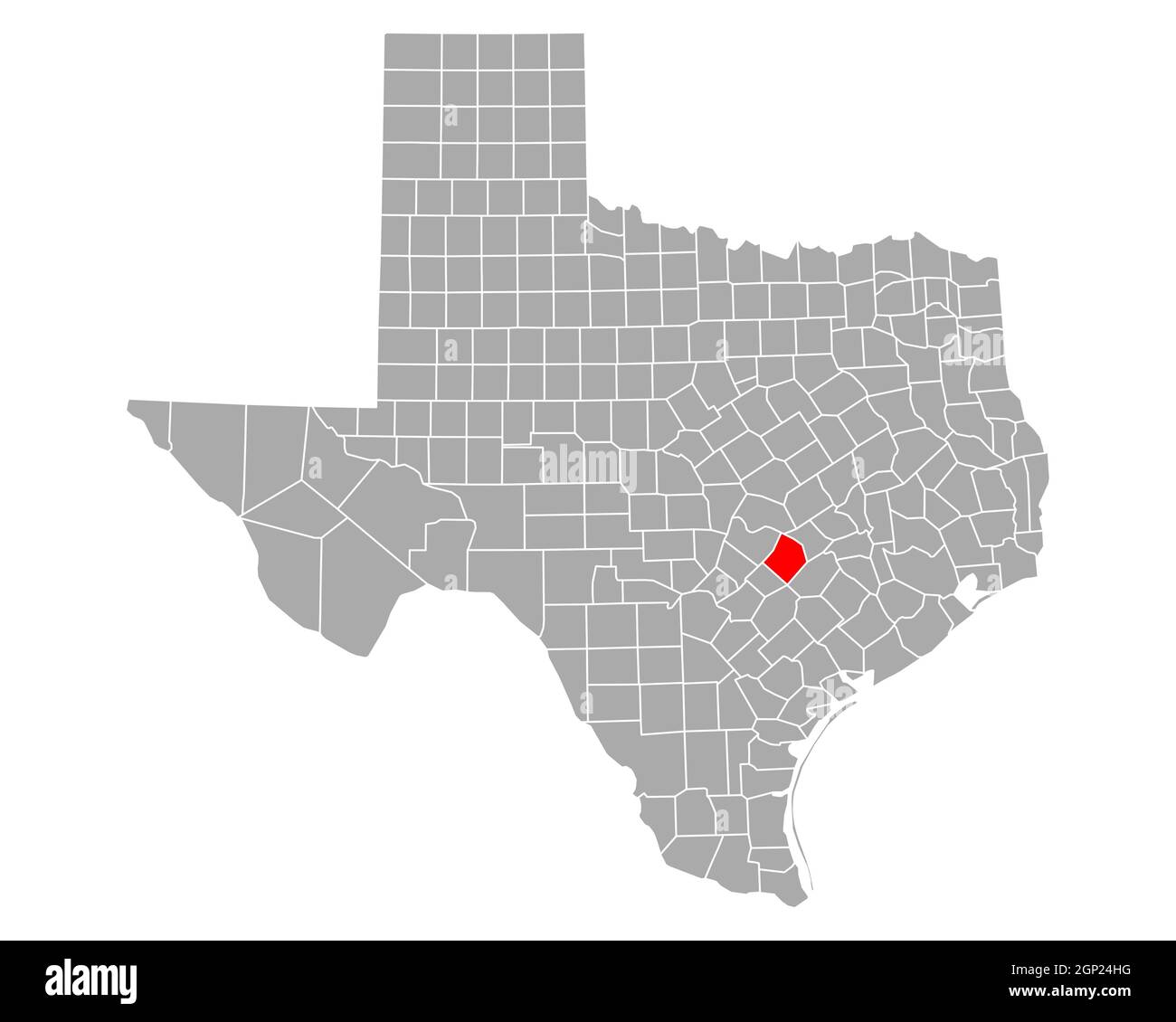 Map of Bastrop in Texas Stock Photo Alamy
